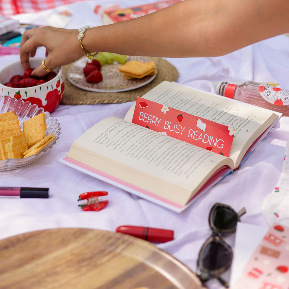 Berry Busy Reading Bookmark