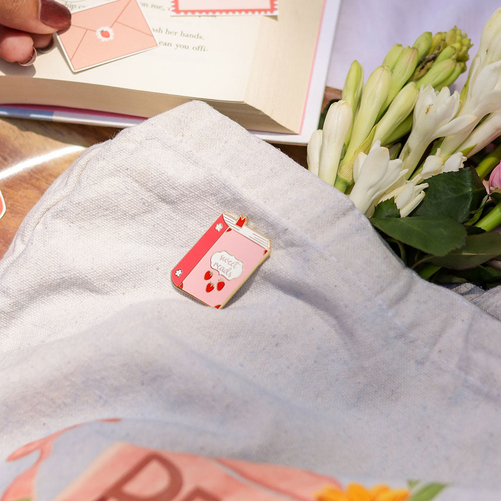 Sweet Reads Enamel Pin