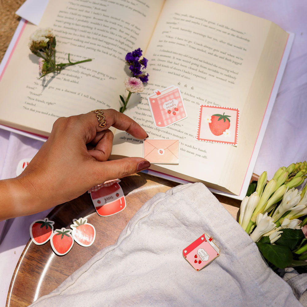Sweet Reads Enamel Pin