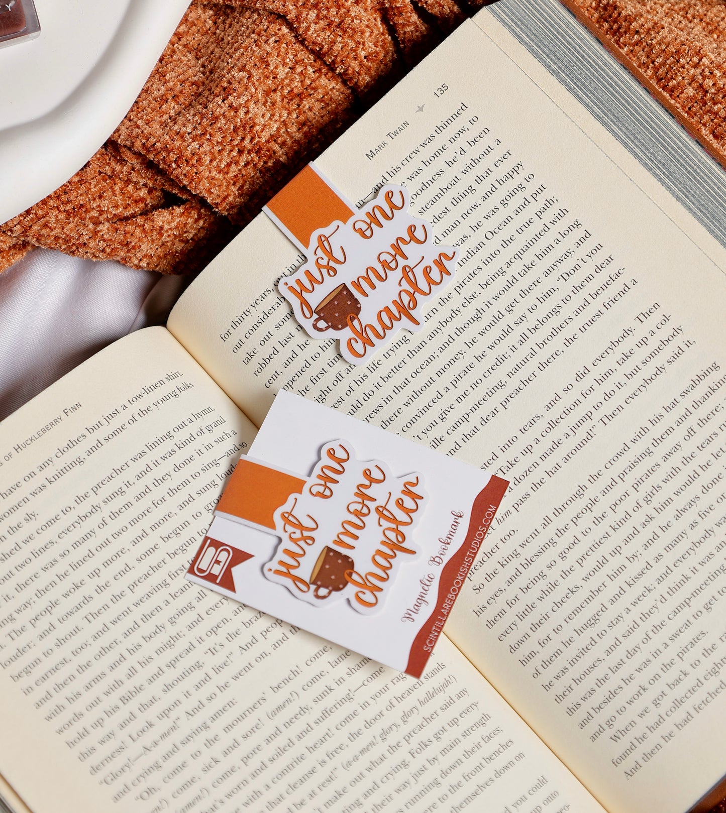 Just One More Chapter Magnetic Bookmark