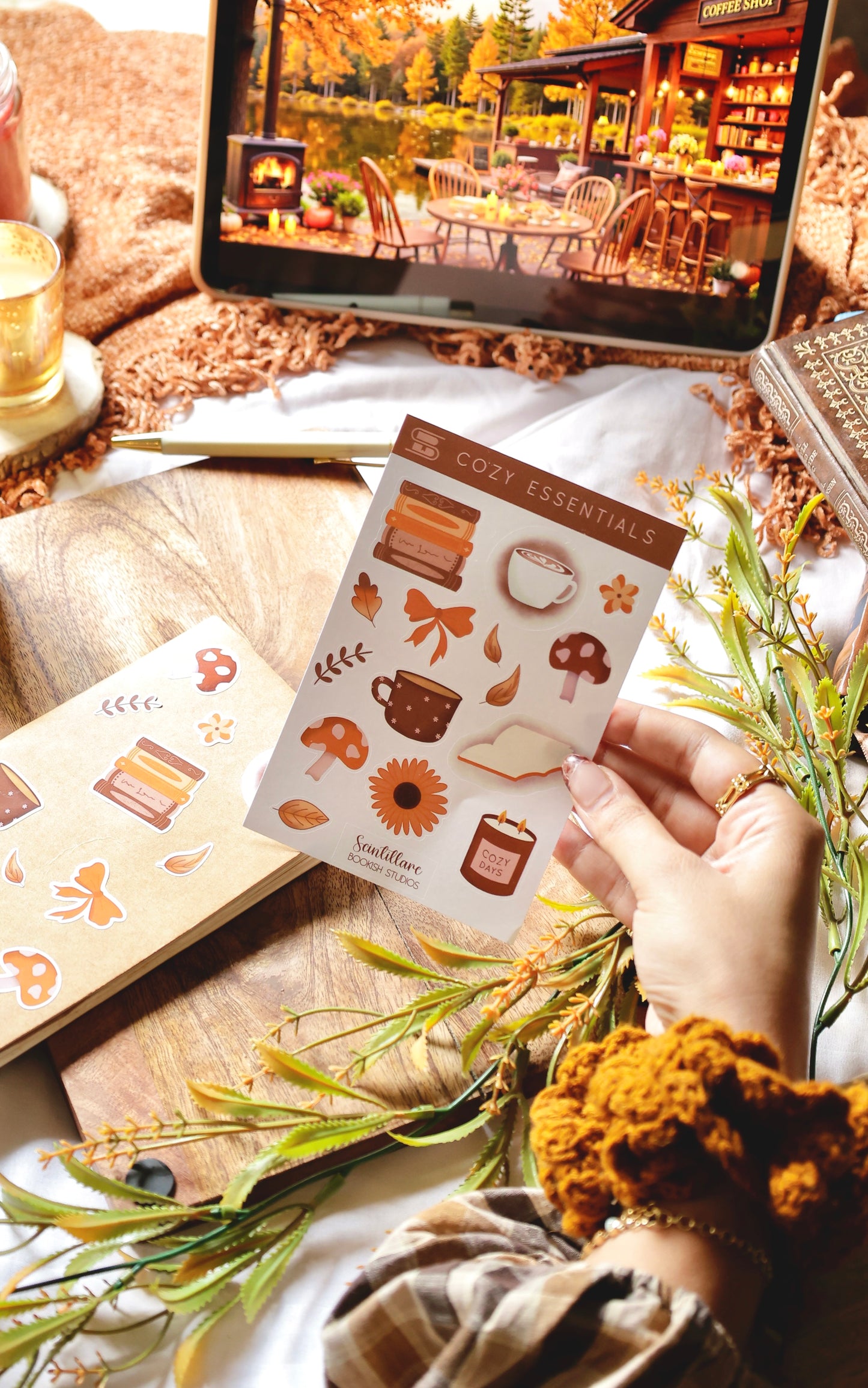 Cozy Essentials Sticker Sheet