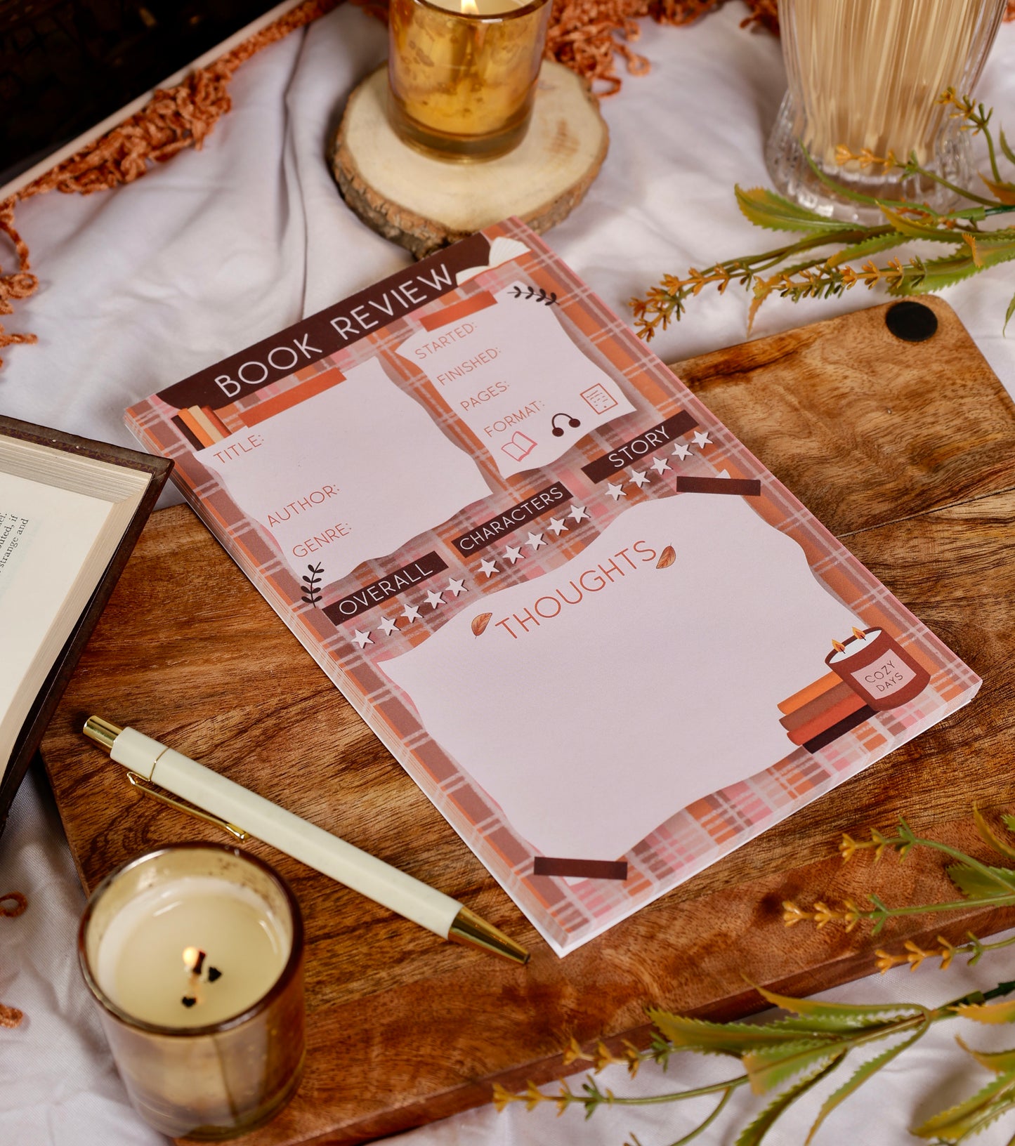 Book Review Notepad