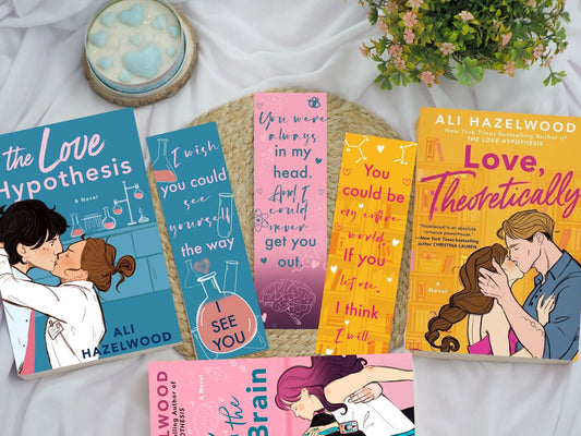 Ali Hazelwood Bookmarks - The Love Hypothesis, Love on the Brain, Love Theortically