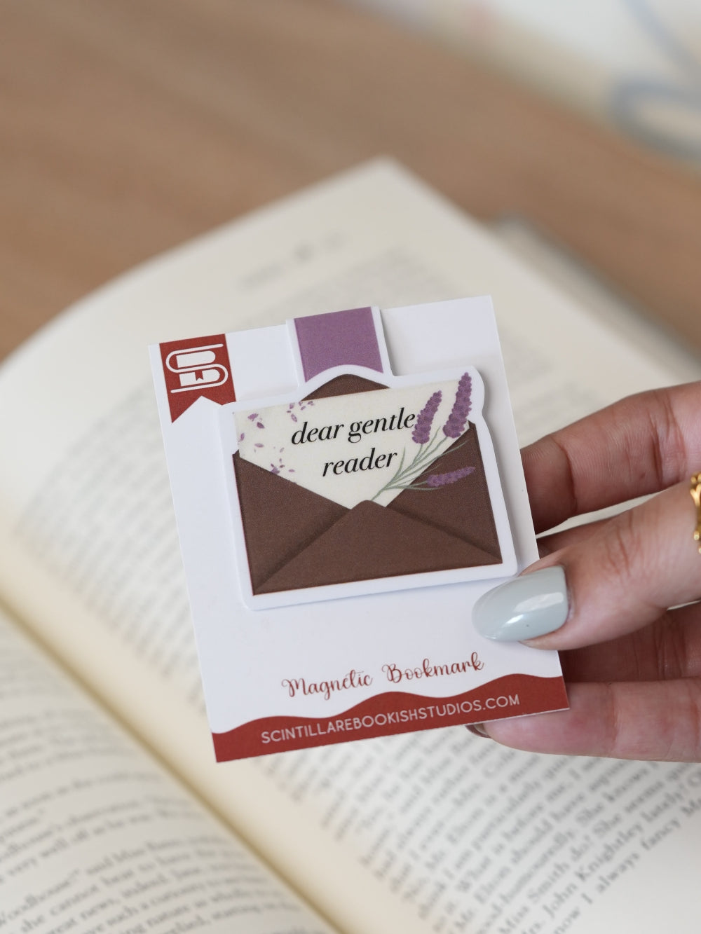 Dear Gentle Reader Magnetic Bookmark