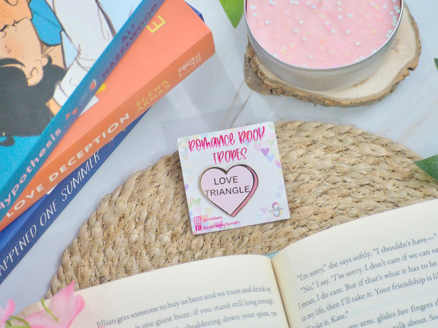 Love Triangle Enamel Pin