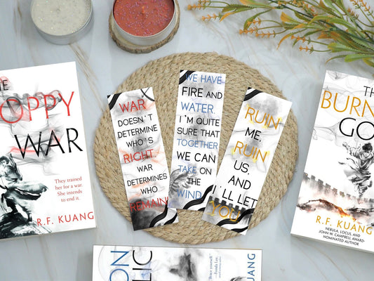 The Poppy War Bookmark Set (Set of 3)