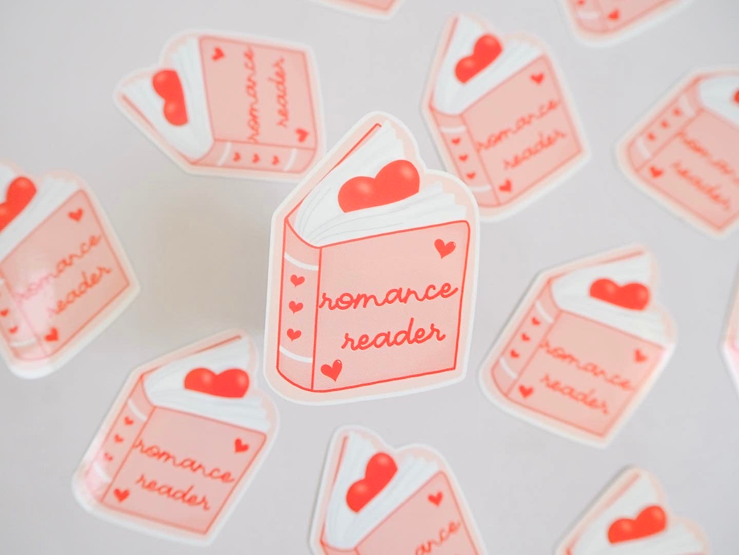 Romance Reader Vinyl Sticker