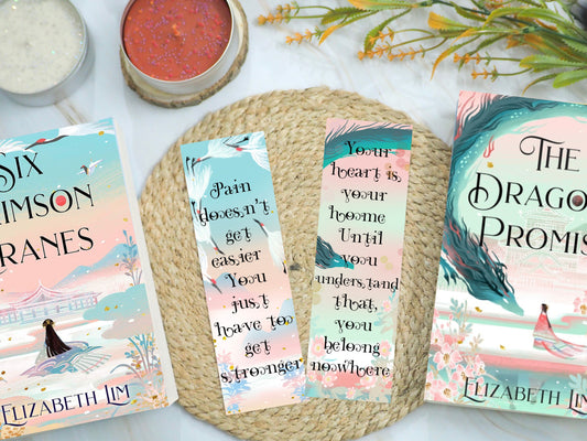 Six Crimson Cranes Bookmarks