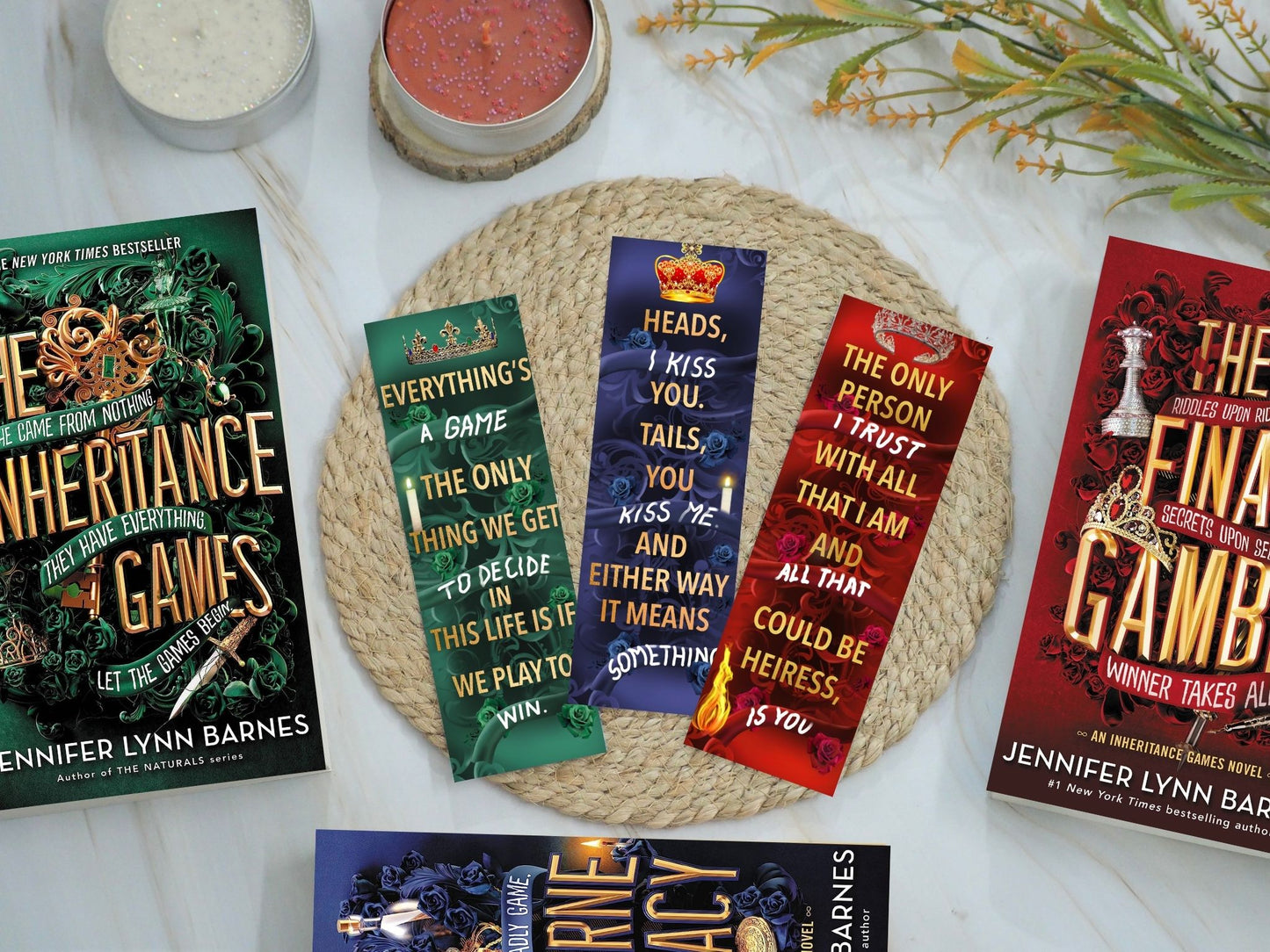 The Inheritance Games Series Bookmark Set (Set of 3)