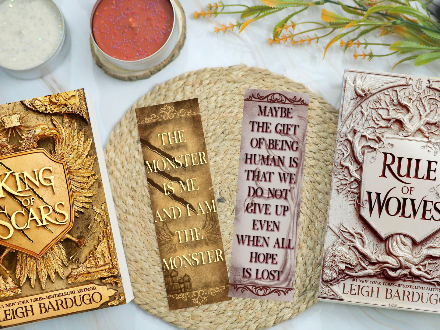 King of Scars Bookmark Set