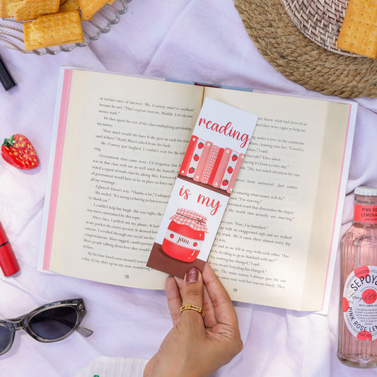 Reading is my Jam Booksmark