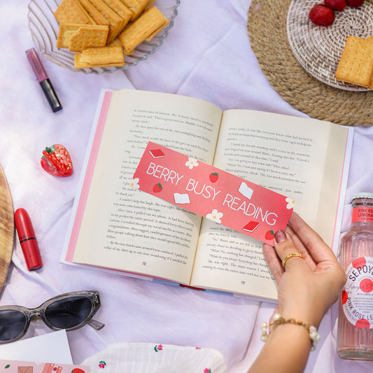 Berry Busy Reading Bookmark