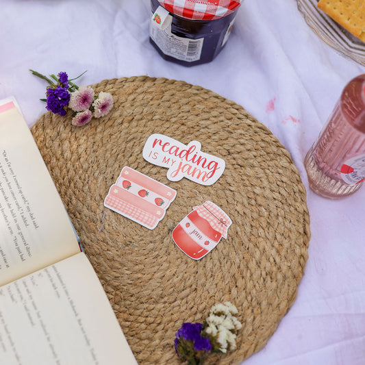 Berry Bookworm Sticker Pack
