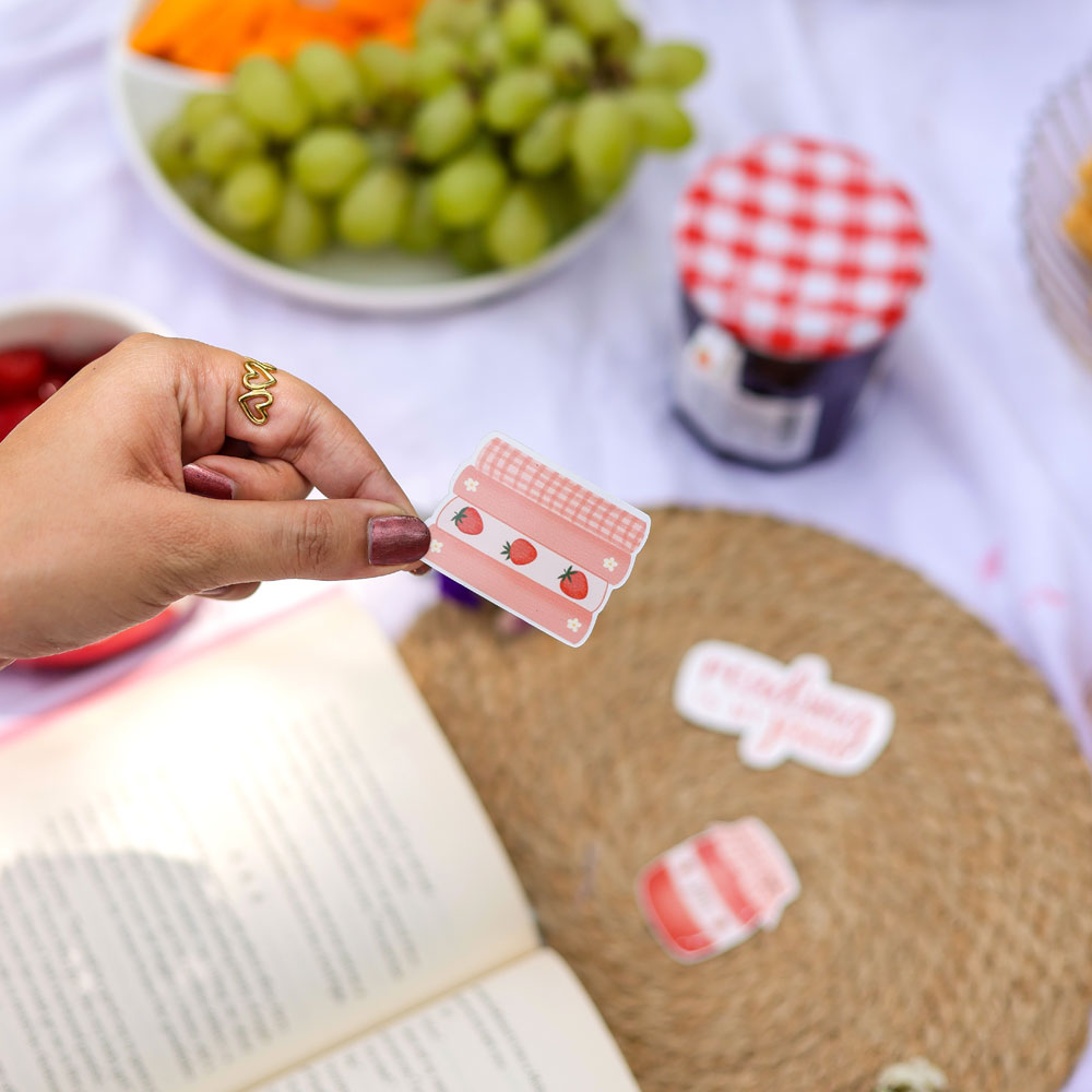Berry Bookworm Sticker Pack
