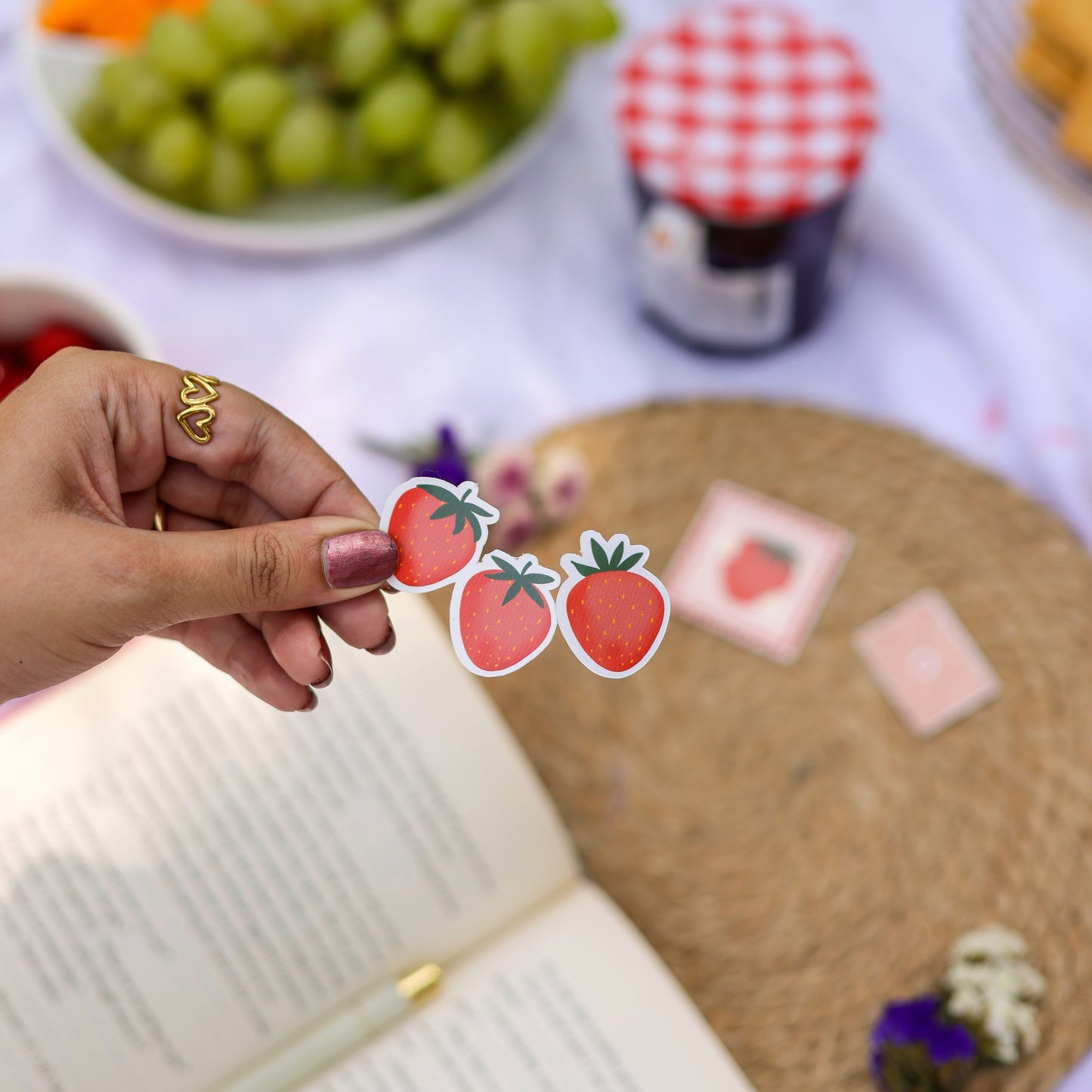 Reading is my Jam Stickers (pack of 6)