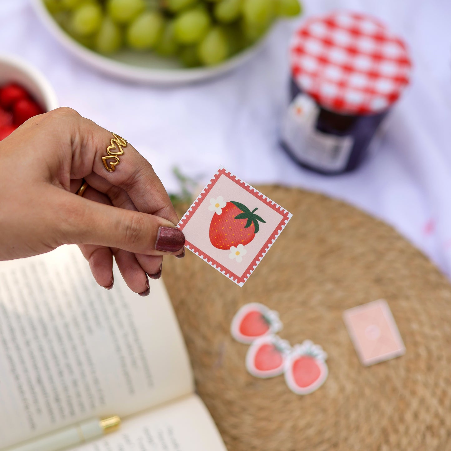 Reading is my Jam Stickers (pack of 6)