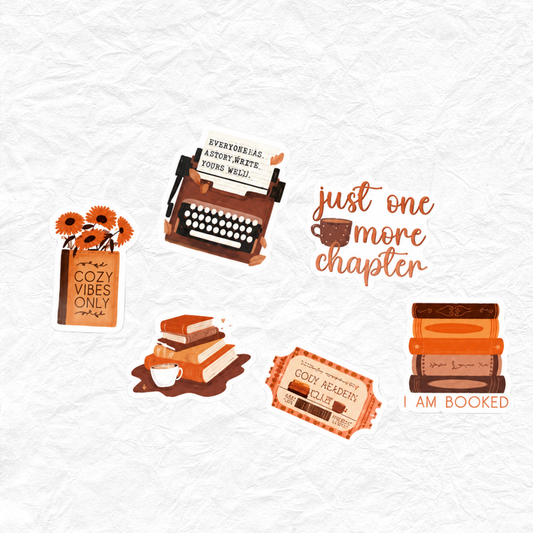 Keep it Cozy Stickers ( pack of 6)
