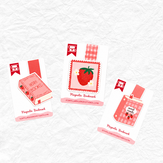 Berry Booked Magnetic Bookmark Bundle (Set of 3)