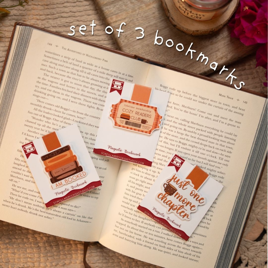 Comfort Reads Magnetic Bookmark Bundle (Set of 3)