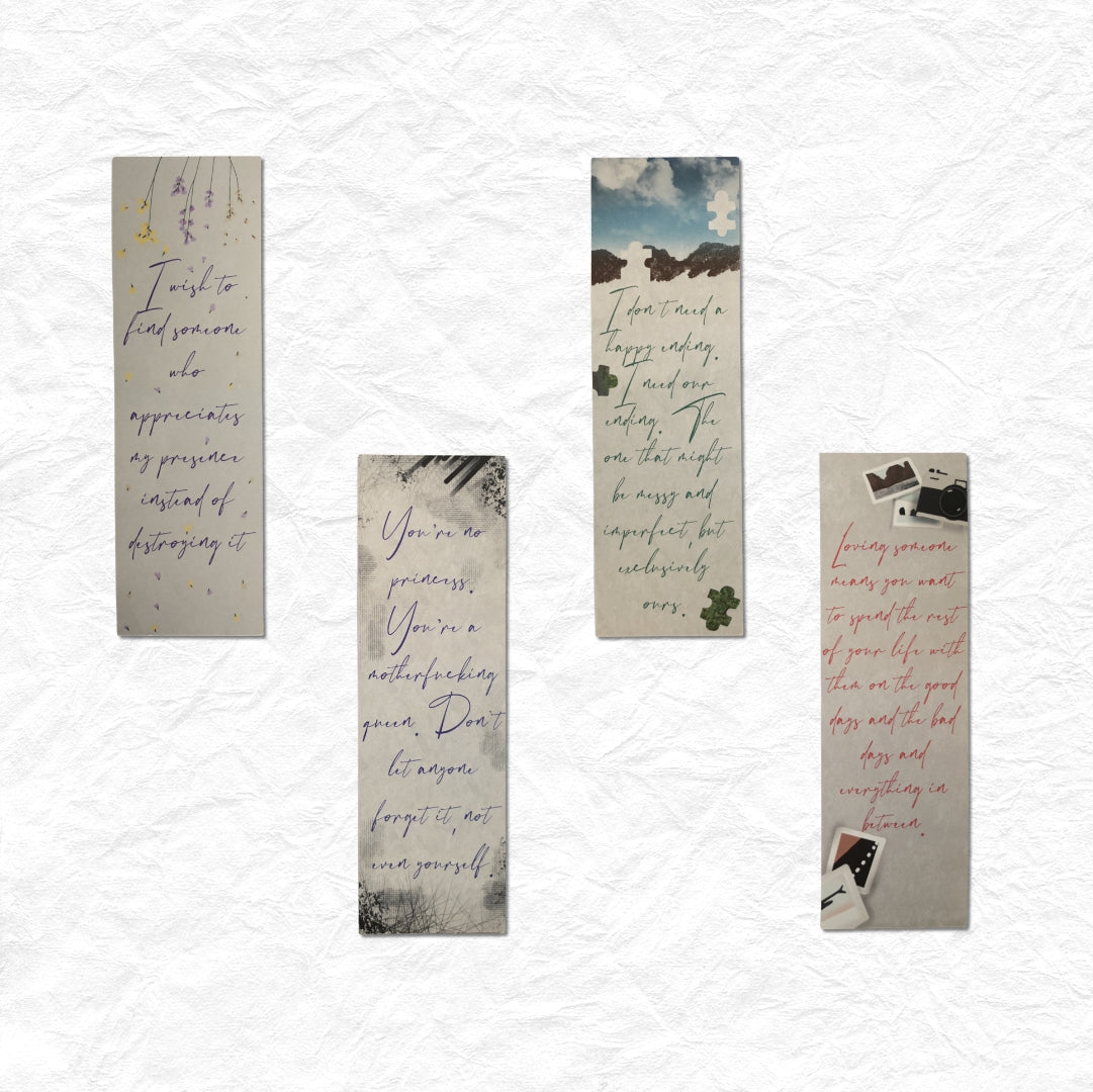 Dirty Air Series Bookmark Set (Set of 4)