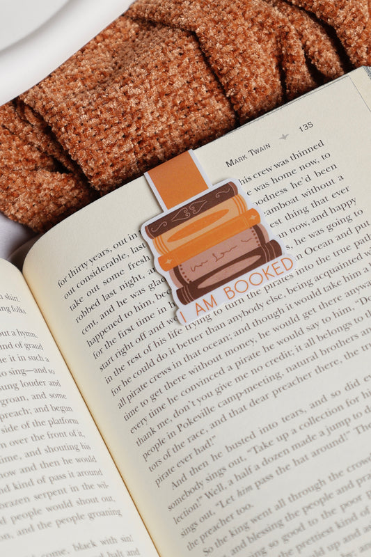 I am Booked  Magnetic Bookmark