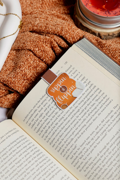 Sippin’ and Flippin’ Magnetic Bookmark