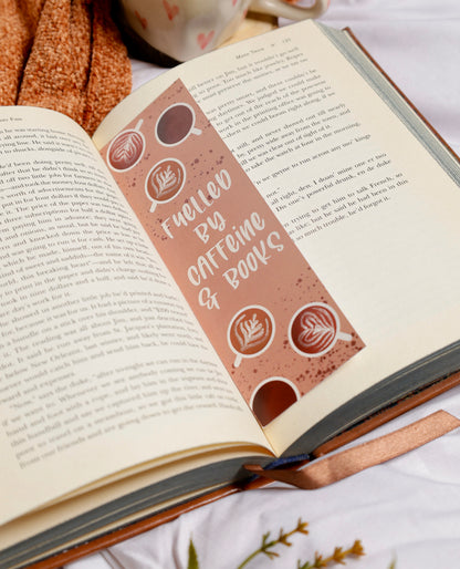 Books n Coffee Bookmark Set