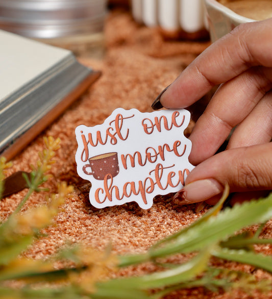 Just One More Chapter Sticker