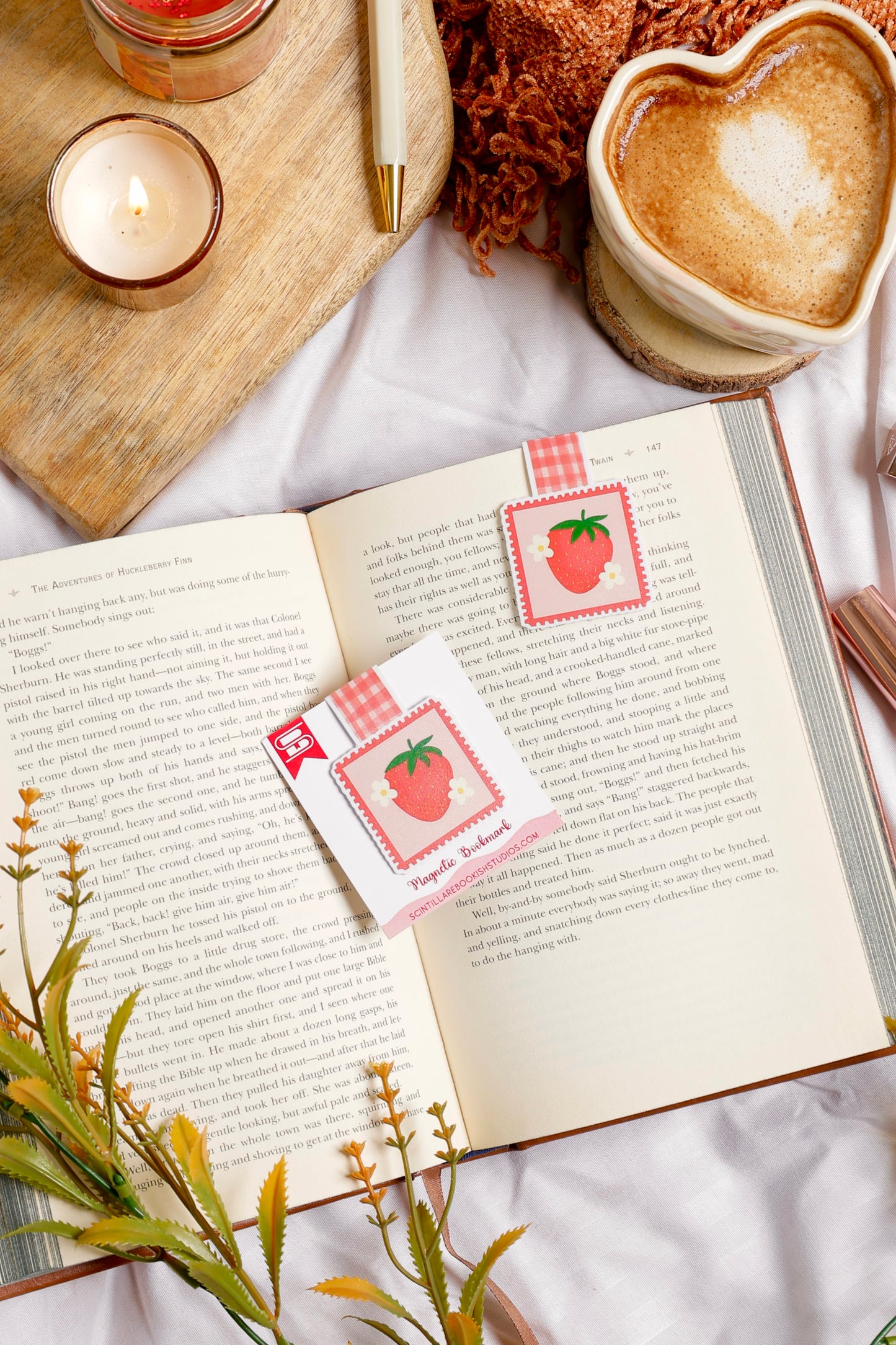 Berry Stamp magnetic Bookmark