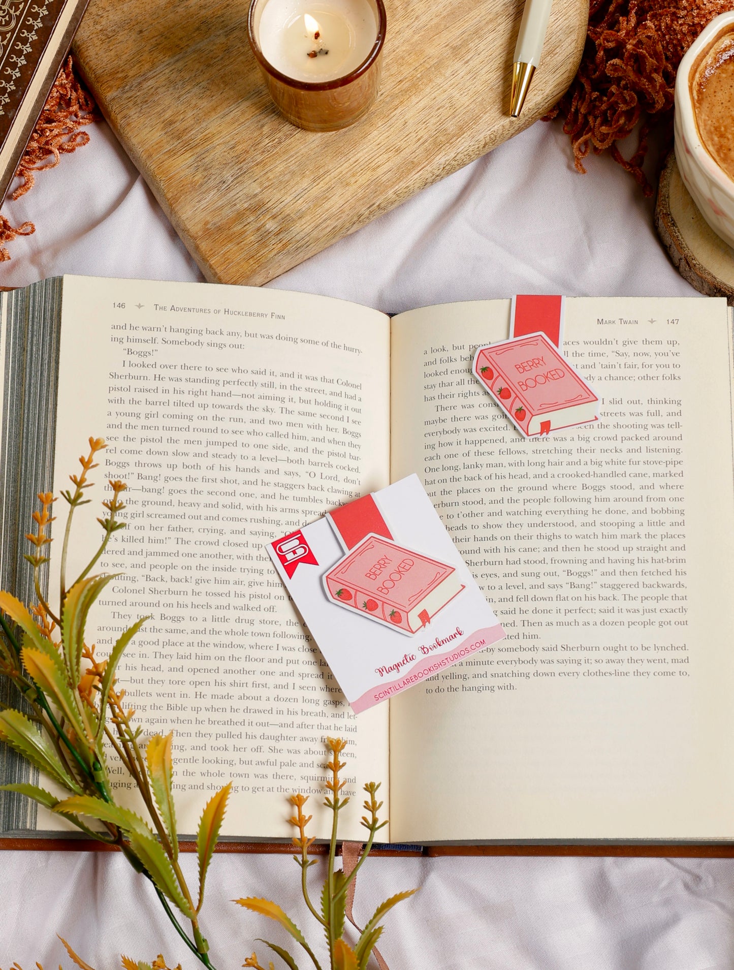 Berry Booked Magnetic Bookmark Bundle (Set of 3)