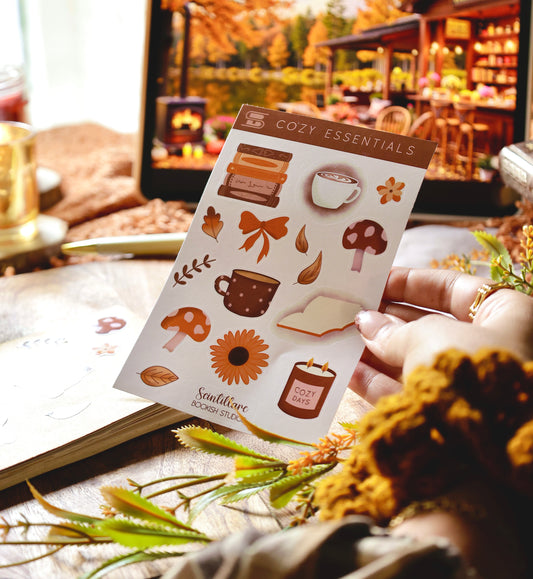 Cozy Essentials Sticker Sheet