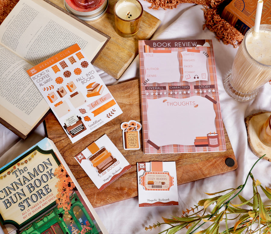 Vintage aesthetic magnetic bookmark bundle