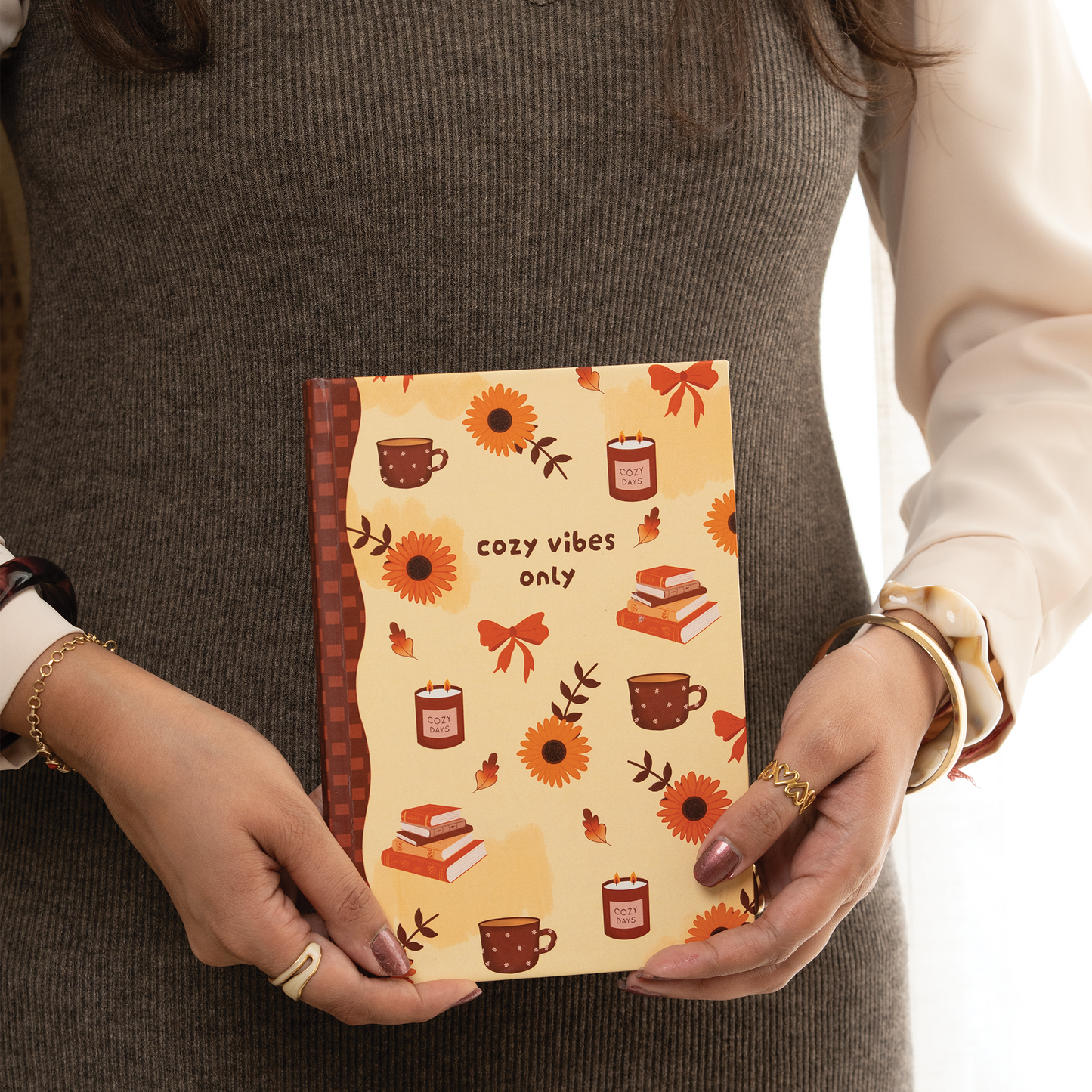 Cozy Vibes Hardbound Journal Diary