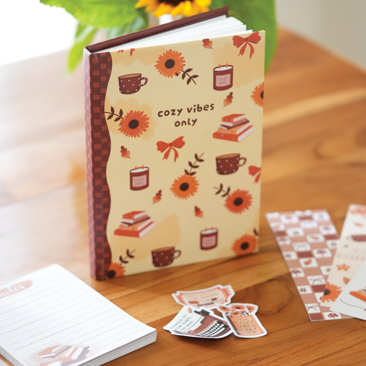 Cozy Vibes Hardbound Journal Diary