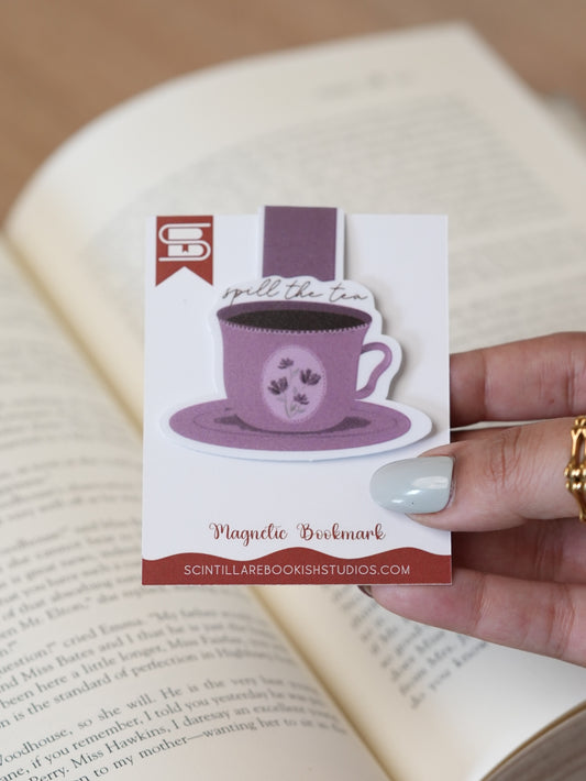 Spill the Tea Magnetic Bookmark