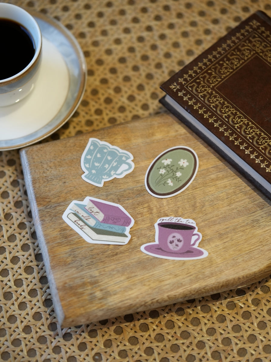Vintage aesthetic magnetic bookmark bundle
