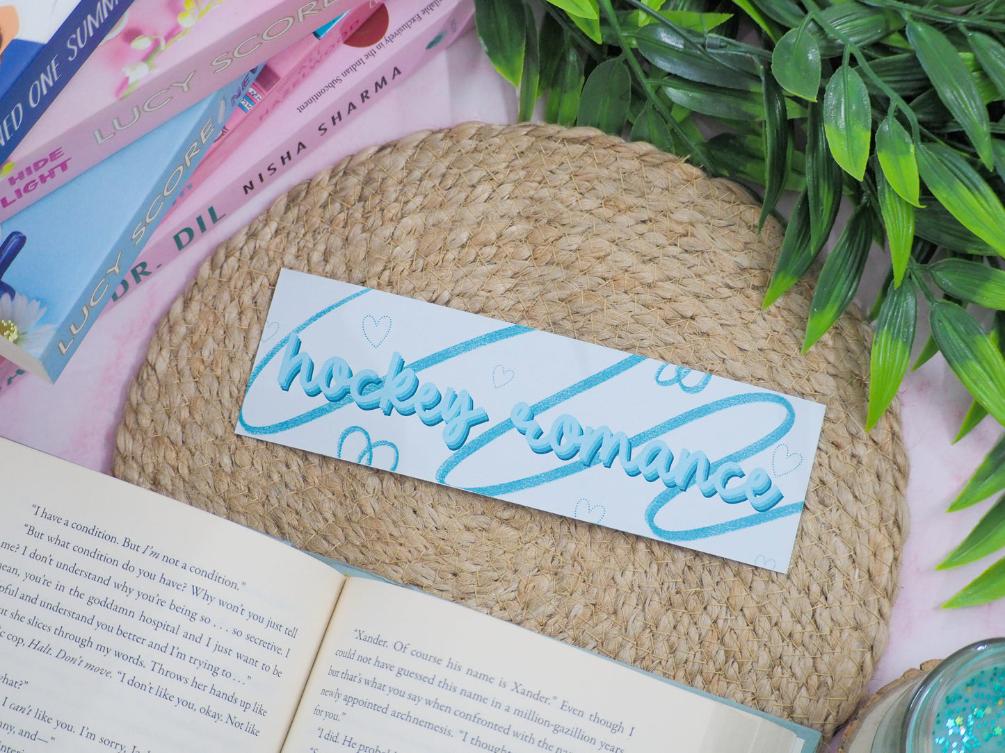 Hockey Romance Bookmark