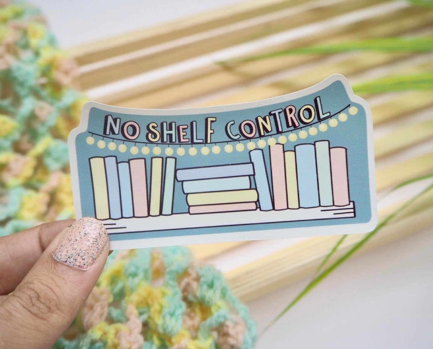 No Shelf Control Vinyl Sticker