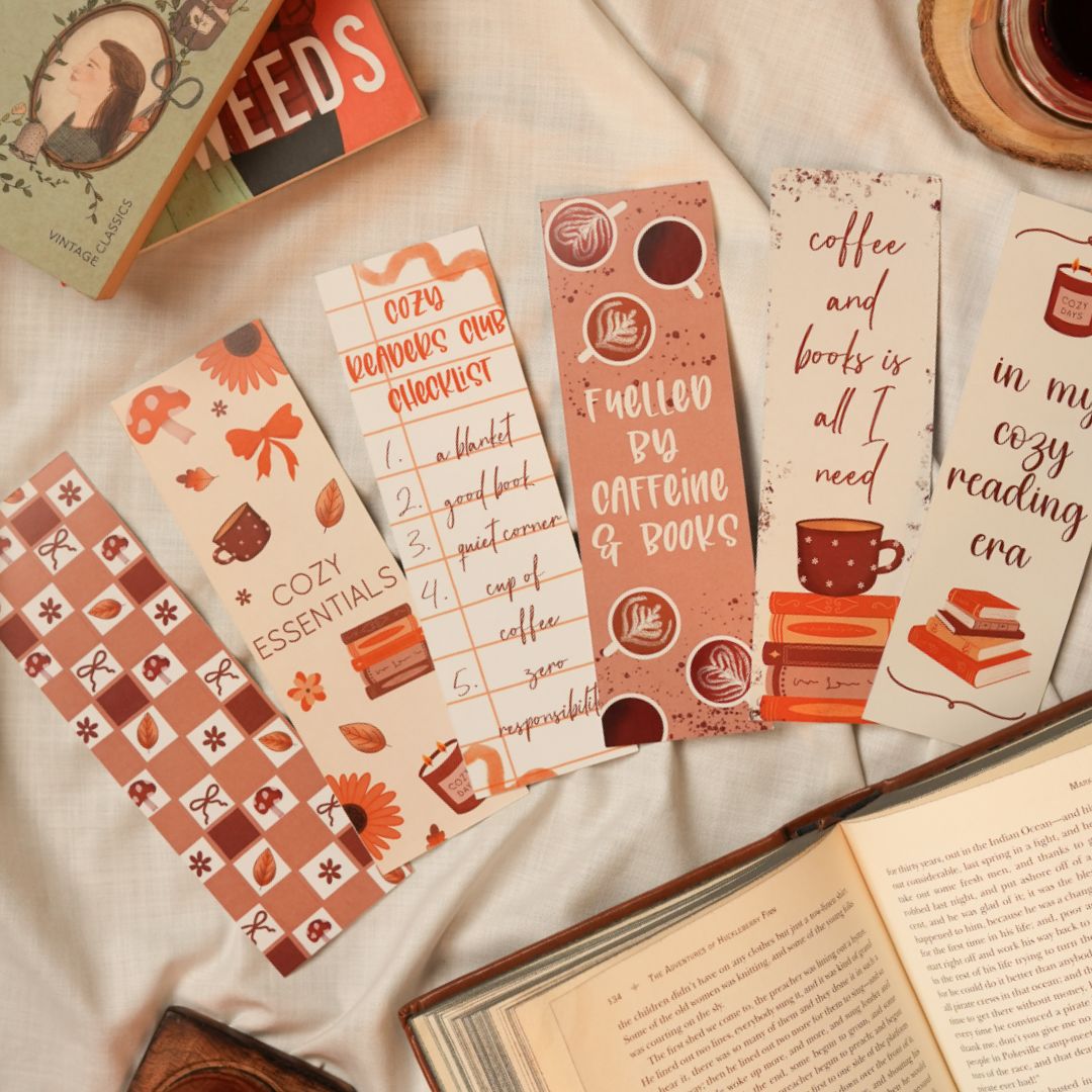 Cozy Coffee Lover Bookmark Bundle